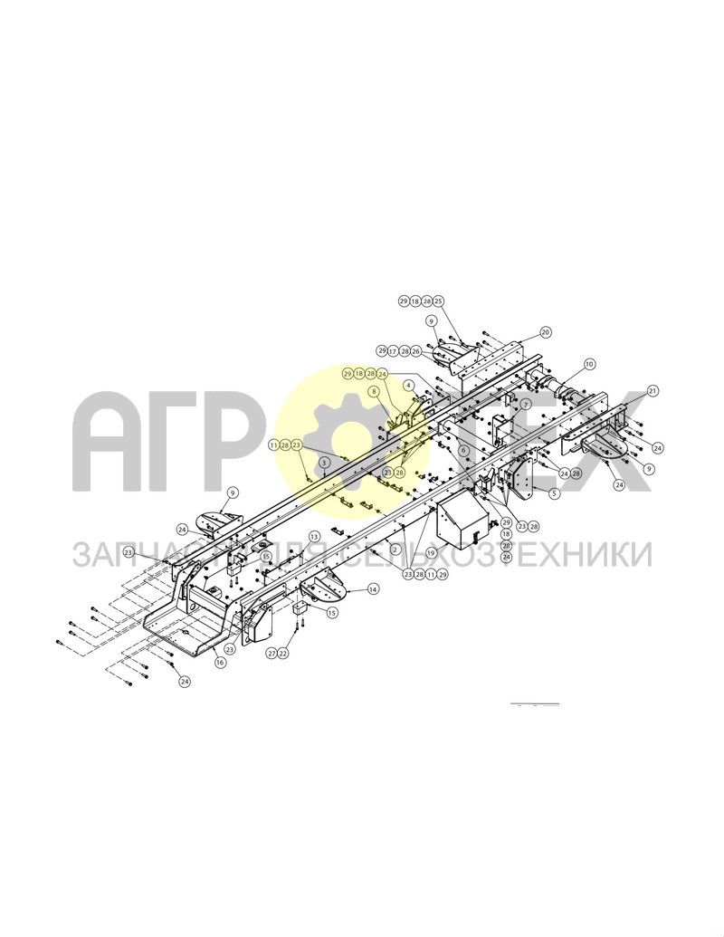 Рама в сборе (SPS.01.002) (№27 на схеме)